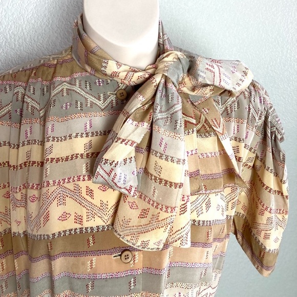 Givenchy 1960’s Boutique Vintage Silk 3 Piece Pant Set - Picture 6 of 16